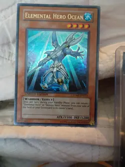 Elemental Hero Ocean - CT07-EN018 Yugioh! Yu Gi Oh! Foil Holo Super Rare - Image 1