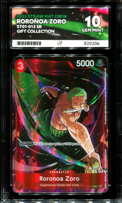 ACE 10 Roronoa Zoro ST01-013 SR One Piece 2023 Gift Collection English - Image 1