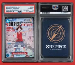 2026 ONE PIECE PROMOS COLLEGE BASKETBALL US VOYAGE MONKEY D. LUFFY PSA 10 - Image 1