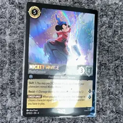 Disney Lorcana D23 Promo Mickey Mouse Playful Sorcerer Enchanted Foil NM - Image 3