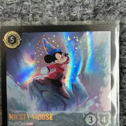 Disney Lorcana D23 Promo Mickey Mouse Playful Sorcerer Enchanted Foil NM - Image 5