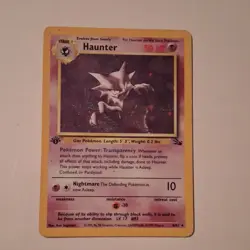 Pokemon Haunter 6/62 Base Set Holo Card Lot of 5 Wizards 1999 English - Image 1