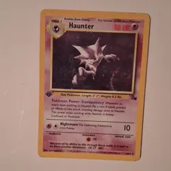 Pokemon Haunter 6/62 Base Set Holo Card Lot of 5 Wizards 1999 English - Image 2