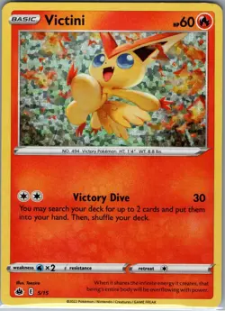 Victini - 5/15 Holo McDonald's Promos 2022 - Pokemon Card - NM - Image 1