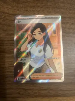 Eri 136/131 Prismatic Evolutions Holo Pokemon Card Trainer Supporter - Image 1