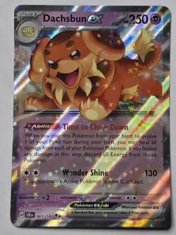 Pokemon TCG Dachsbun EX Stellar Crown Card 67/142 NM Condition - Image 1
