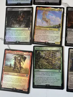 Magic The gathering - Lord of the Rings Bulk Lot 12 holos, 4 rares & 100+ Cards - Image 4