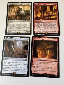 Magic The gathering - Lord of the Rings Bulk Lot 12 holos, 4 rares & 100+ Cards - Image 5