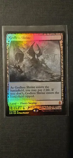 Godless Shrine Foil Masterpiece Series: Zendikar Expeditions NM MTG - Image 1