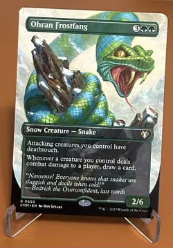 Ohran Frostfang (Borderless) Commander Masters Regular - Image 1