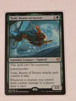 Toski, Bearer of Secrets Kaldheim Normal NM MTG Magic FREE Shipping - Image 1