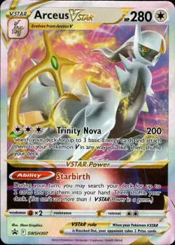 Arceus VSTAR SWSH307 Black Star Promo Ultra Rare Pokemon TCG NM/Near Mint - Image 1
