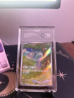 Pokemon Tangela 2023 Sv2a 151 178/165 Art Rare Holo Japanese TAG Graded 10 - Image 1
