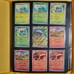 Pokemon 151 Master Base Set 2023 TCG English Almost Complete With Binder - Image 1