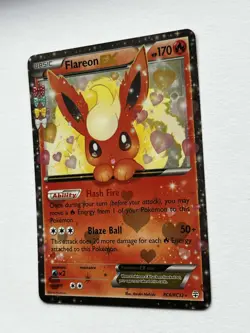 Pokemon Flareon EX RC6/RC32 Radiant Collection – Authentic, Ungraded, Clean Copy - Image 2