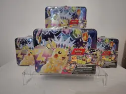 Pokemon TCG Stellar Terra Pikachu Collector Chest Tin 2024 Surging Sparks New - Image 1