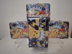 Pokemon TCG Stellar Terra Pikachu Collector Chest Tin 2024 Surging Sparks New - Image 2