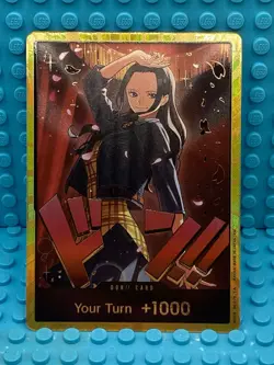 One Piece CCG Nico Robin Gold DON!! Card EB03 Heroines EB-03 - Image 1
