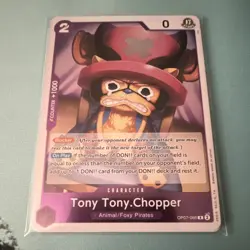 One Piece Tony Tony.Chopper OP07-066 500 Years Future Rare Foil Blocker Namco - Image 1