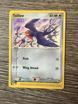 Taillow 72/109 EX Ruby & Sapphire Pokemon Card LP - Image 1
