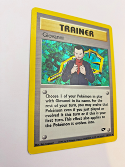 Pokemon Card - Giovanni 18/132 Gym Challenge *MP* Rare Holo - Image 4