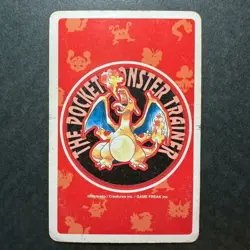 S2371 Koffing 7 of Spades Red Charizard Deck Playing Poker Card Pokemon - Image 2