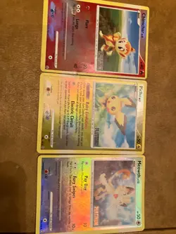 platinum pokemon cards lot. Meowth, Pichu, Chimchar. - Image 2
