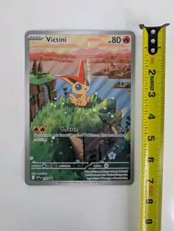 JUMBO Pokemon Victini 208 JUMBO CARD Black Star Promo Black And White TCG New - Image 3