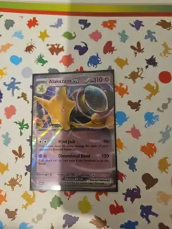 Alakazam ex SVP050 151 Black Star Promo Pokemon Pokemon Card English Holo NM - Image 1