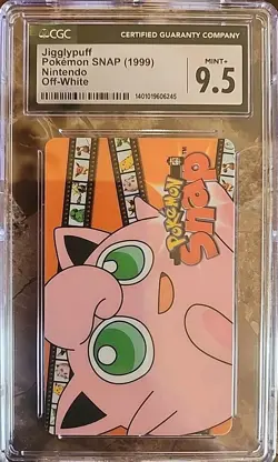 1999 Blockbuster Video Pokemon Snap Smart Card Jigglypuff CGC 9.5 MINT+ - Image 1