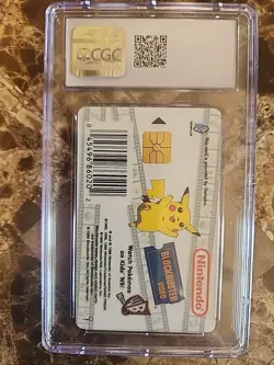 1999 Blockbuster Video Pokemon Snap Smart Card Jigglypuff CGC 9.5 MINT+ - Image 2