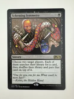 Scheming Symmetry MTG Magic the Gathering Card NM Near Mint M20 - Image 1
