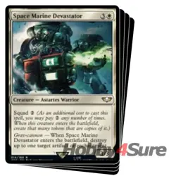 Space Marine Devastator X4 M/NM Magic: The Gathering MTG Warhammer 40,000 - Image 1