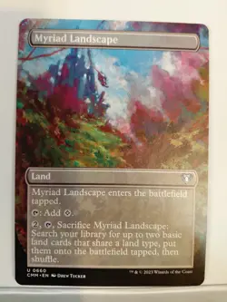 Myriad Landscape (Borderless) Commander Masters Regular - Image 1