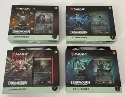 Magic The Gathering Duskmourn House of Horror Commander Deck Set of 4 New Sealed - Image 1