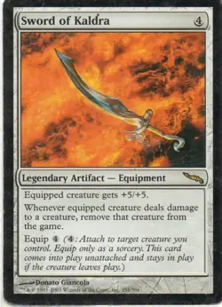 MTG: Mirrodin: Sword of Kaldra: Moderately Played Condition - Image 1
