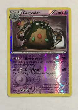 Pokemon GARBODOR Card 49/101 Reverse Holo Uncommon LP Noble Victories Light Play - Image 1