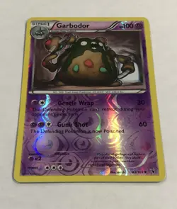 Pokemon GARBODOR Card 49/101 Reverse Holo Uncommon LP Noble Victories Light Play - Image 2