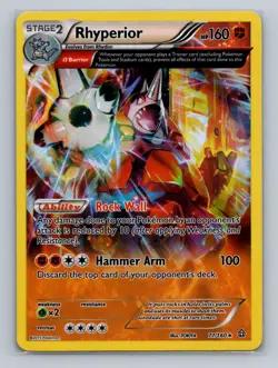 Pokemon XY - Primal Clash #77/160 Rhyperior (Omega) - Image 1