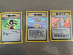 2000 Pokemon Erika, Misty and Blaine HOLOS GYM HEROES GYM CHALLENGE WOTC ✨ - Image 1