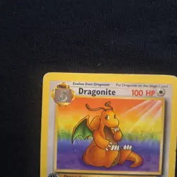 1st Edition Dragonite Fossil Non-holo Pokemon WotC Vintage HP Heavy Played - Image 5