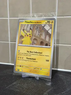 x5 Pikachu At The Museum, Pokemon X Natural History Museum Jumbo Promo - Sealed - Image 3