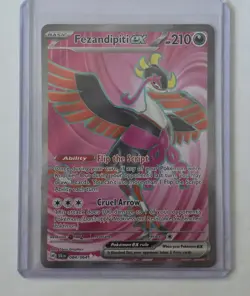 Pokemon TCG Fezandipiti EX 84/64 SV Shrouded Fable Ultra Rare - Image 1