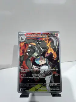 Pokemon TCG Team Rocket's Houndoom 191/182 Sv10 Illustration Rare Holo English - Image 1