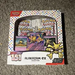 Pokemon Scarlet & Violet 151 Alakazam ex Collection Box Booster Promo Collector - Image 1