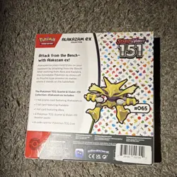 Pokemon Scarlet & Violet 151 Alakazam ex Collection Box Booster Promo Collector - Image 2