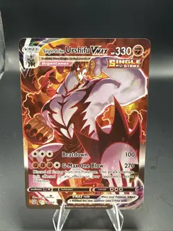Pokemon Single Strike Urshifu VMAX Alternate Art Secret Battle Styles 168/163 - Image 1
