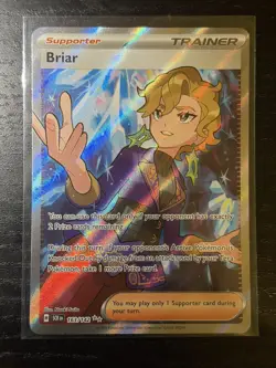 Briar 163/142 Stellar Crown Full Art Trainer NM Pokemon tcg - Image 1