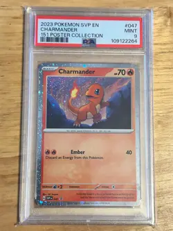 2023 pokemon charmander 151 poster collection - Image 1