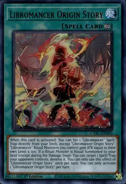 Yu-Gi-Oh! Libromancer Origin Story Ultra Rare CYAC-EN063 - Image 1